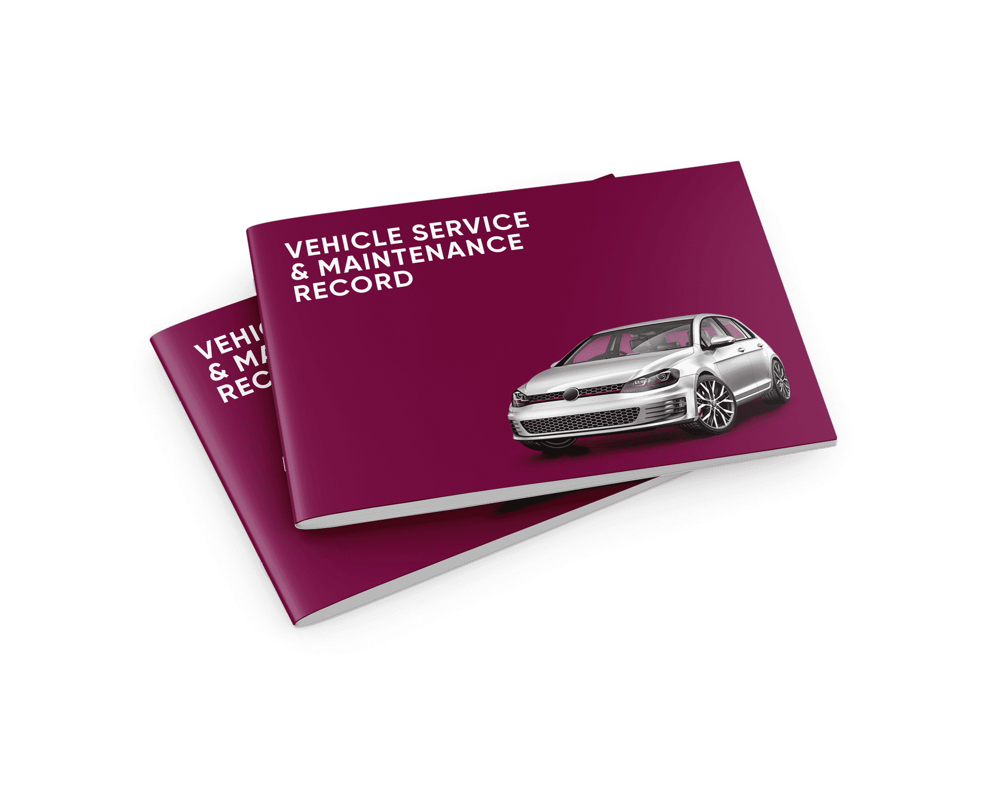 Vehicle service and maintenance history record book